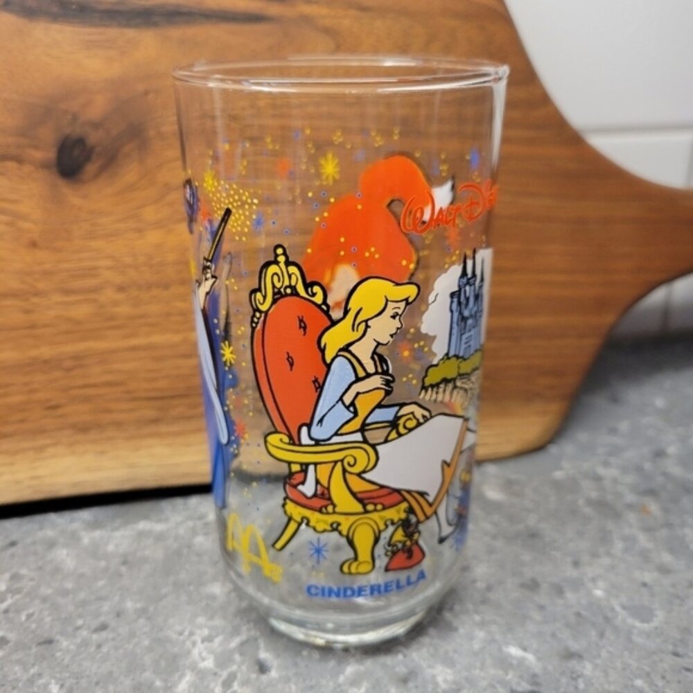 McDonalds Vintage  Cinderella Glass